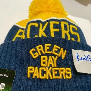RARE 100% New Era 2015 Green Bay Packers THROWBACK Sport Knit Hat Beanie Acme